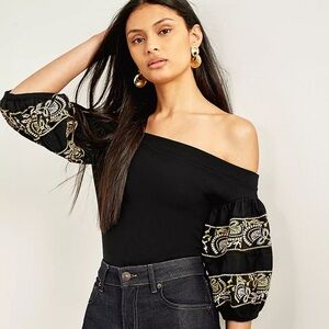 Free People Rock With It Off- The Shoulder Top
